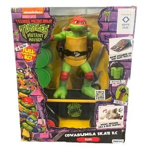 Teenage Mutant Ninja Turtles Mutant Mayhem Cowabunga Scate RC Remote Raph -NEW!!